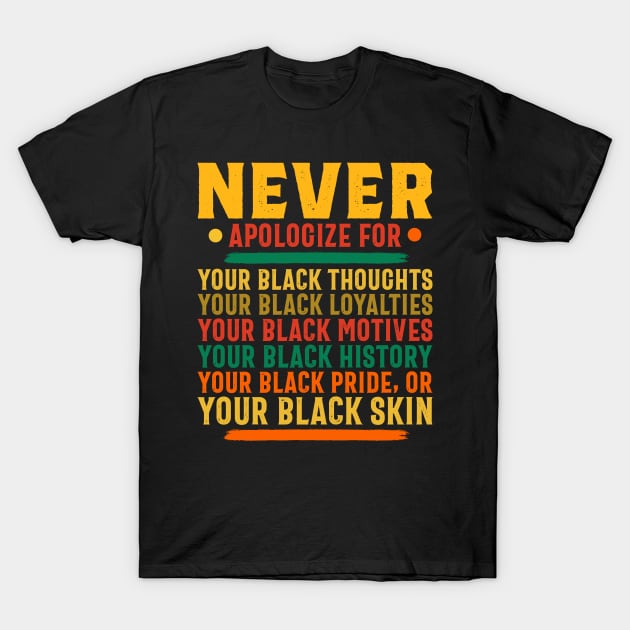 Black History Month T-Shirt by Teeium